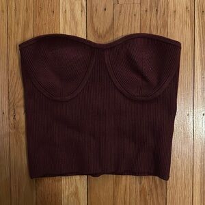 NWT cropped sweater tube top size medium